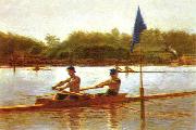 Thomas Eakins Biglen Brothers, Turning the Stake oil